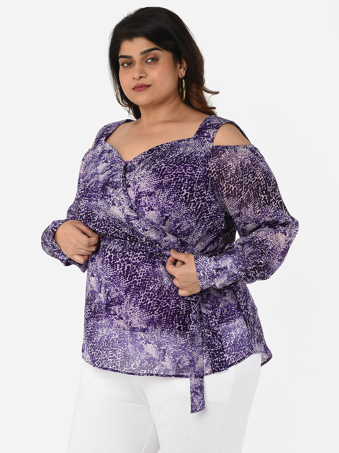 Ember cold-shoulder Top