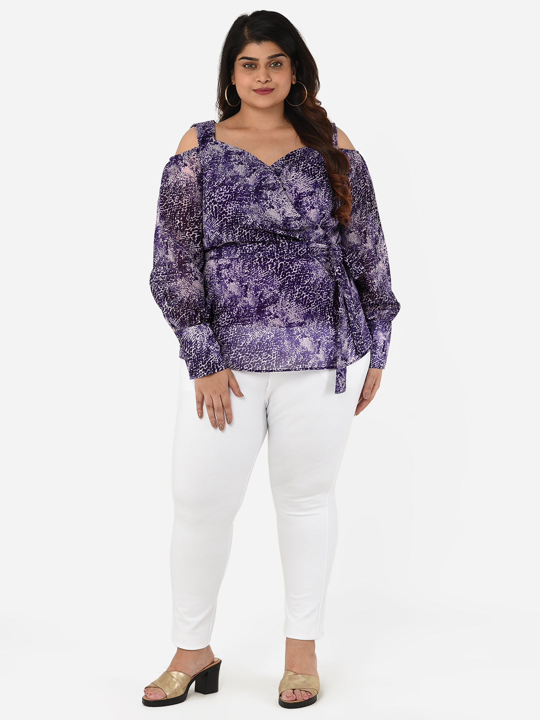 Ember cold-shoulder Top