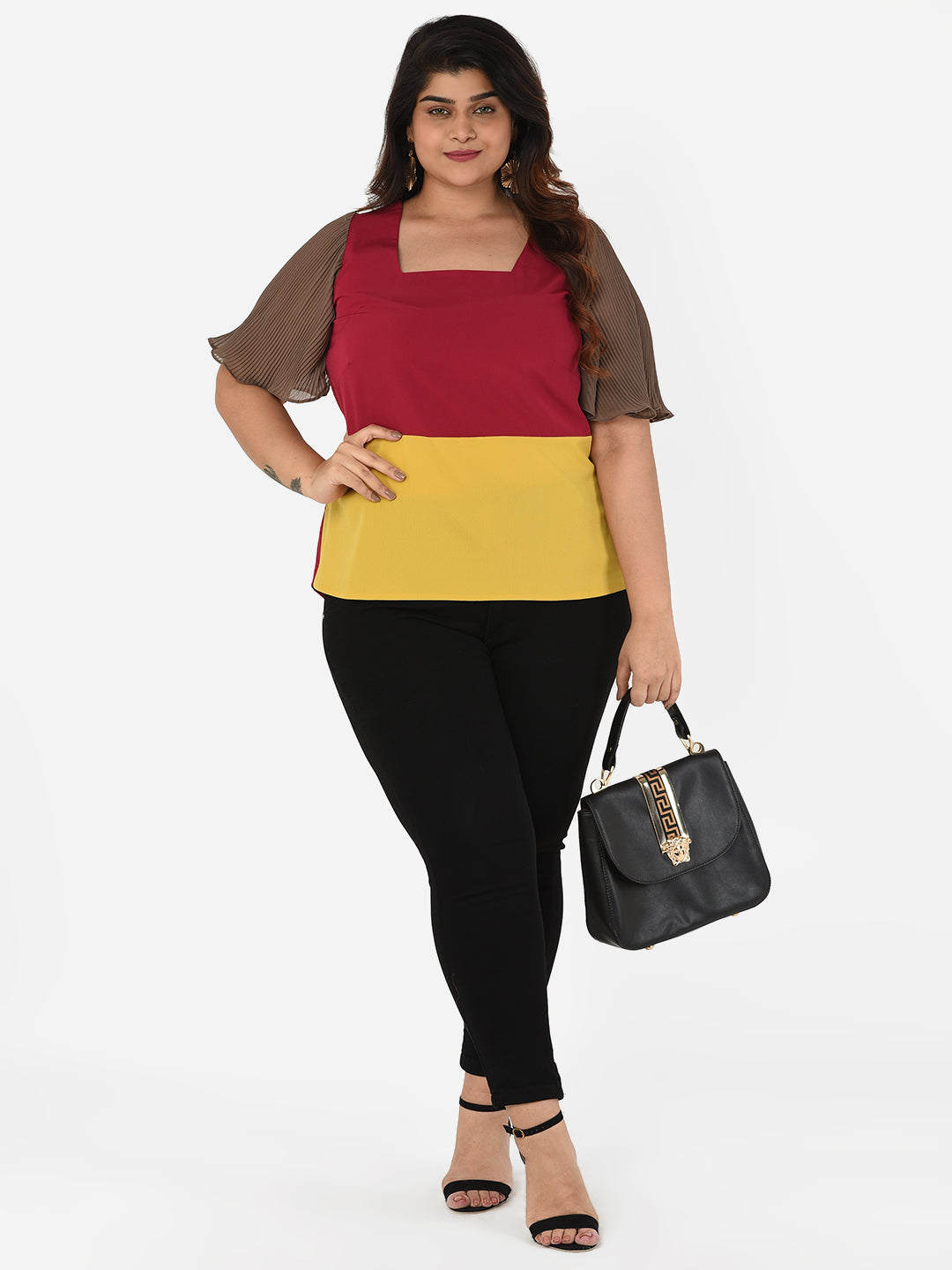 Nicole Colour-block Top
