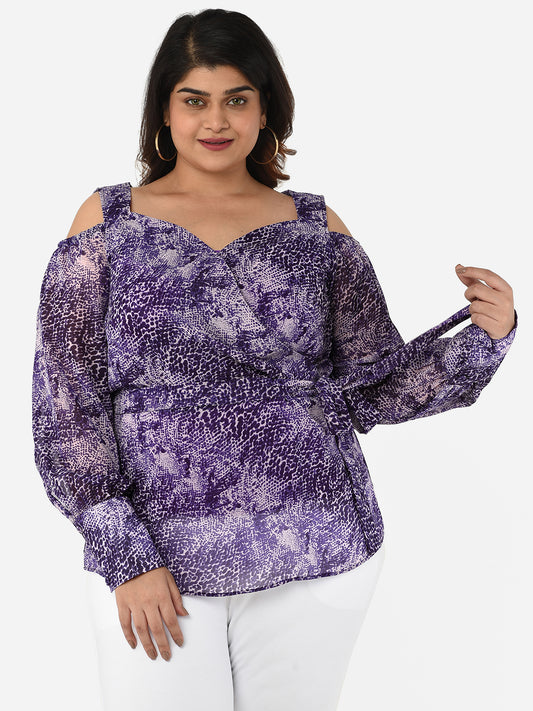 Ember cold-shoulder Top